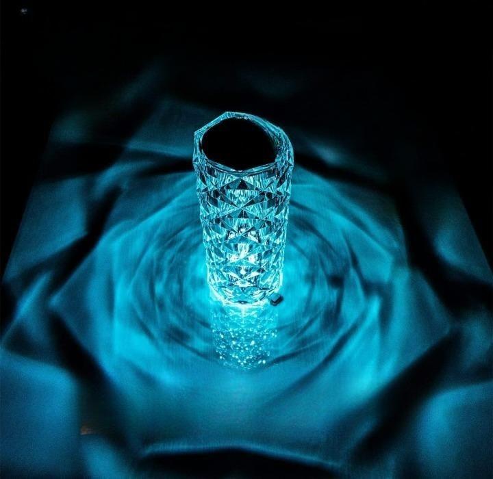 Color Changing Touch Lamp-Touch Control Bedside Lamp with USB Port.