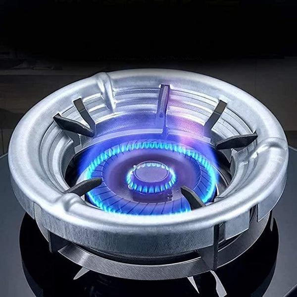 Gas Saver Stand Cooking Gas Saver Jali Ring Gas Stove Fire & Windproof Energy Saving Stand Gas Chula Stand Stove protector washable (Pack of 2).