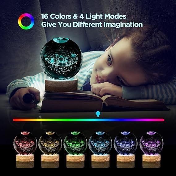 3D Crystal Lamp Ball(Assorted Design).