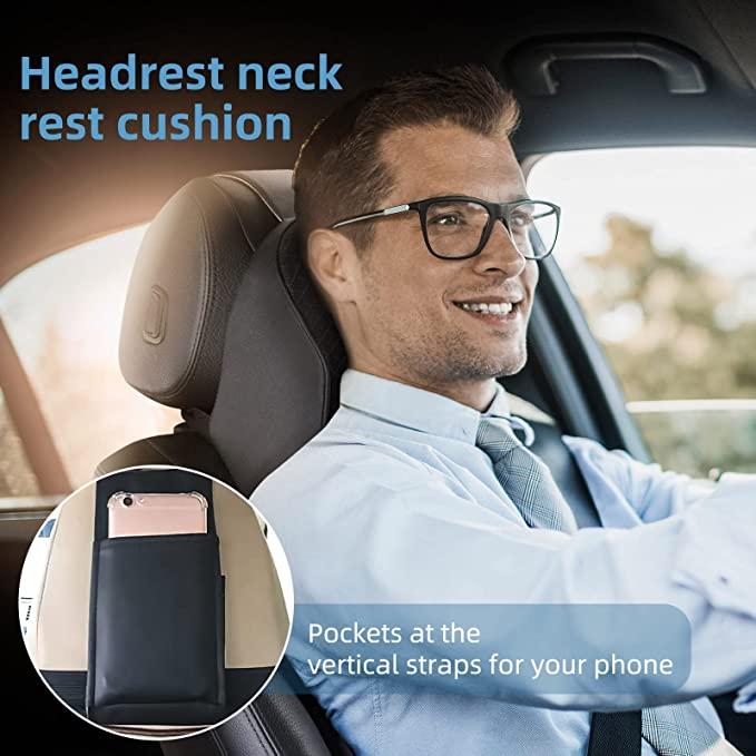 Ergonomic Memory Foam Car Neck Pillow – Lightweight & Comfortable Support
