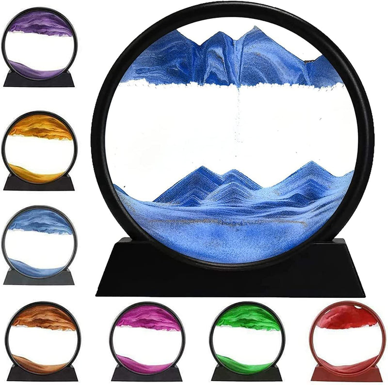 Relaxing Kinetic Sandscape Art Table Desk.
