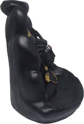 Smoke Fountain Lord Shiva Cone Incense Holder Showpiece with 10 Free Smoke Backflow.