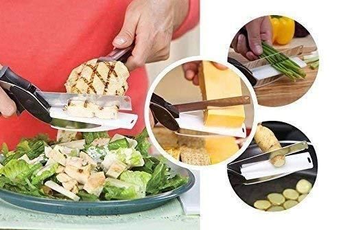 Clever Cutter - 2 in 1 Kitchen Knife / Cleaver Cutters.