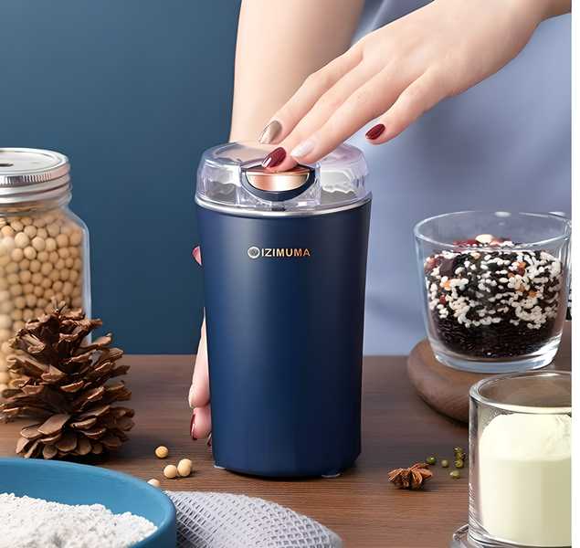 FreshBrew Electric Coffee & Spice Grinder – Stainless Steel Blades