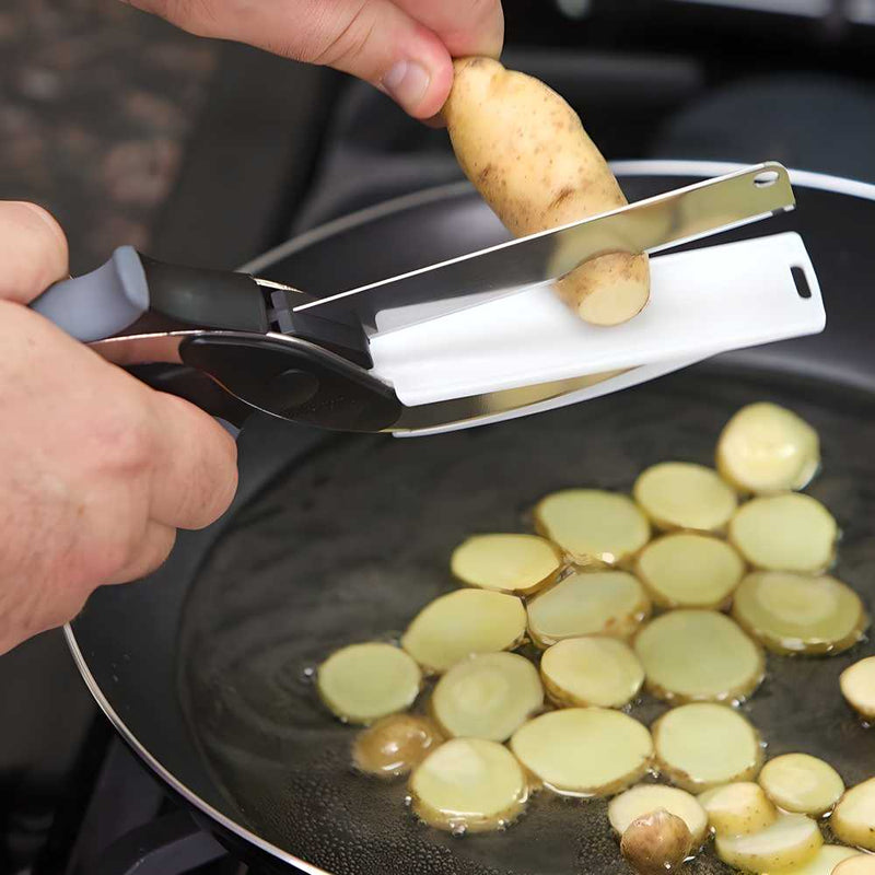 Clever Cutter - 2 in 1 Kitchen Knife / Cleaver Cutters.