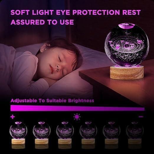 3D Crystal Lamp Ball(Assorted Design).