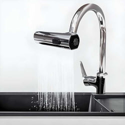 3 in 1 360� Waterfall Kitchen Faucet, Touch Faucet, Extender for Kitchen Sink.