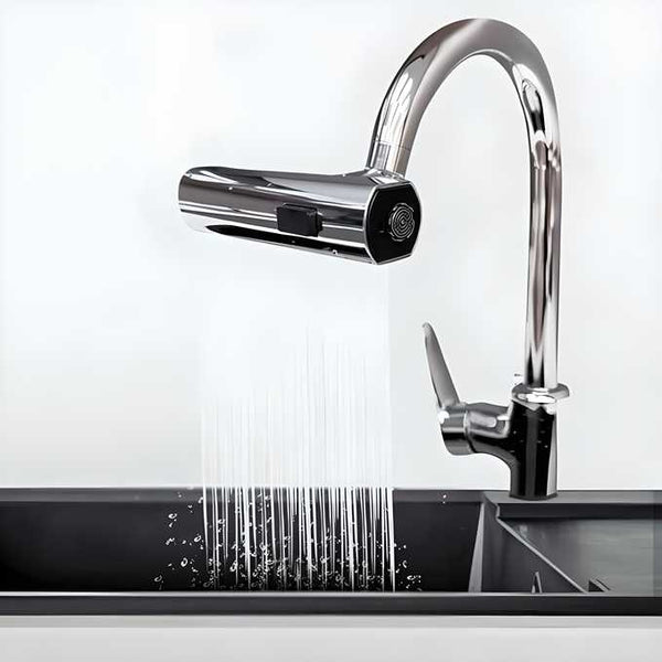 3 in 1 360� Waterfall Kitchen Faucet, Touch Faucet, Extender for Kitchen Sink.