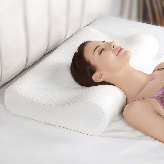 Orthopedic Memory Foam Pillow for Back, Side & Stomach Sleepers