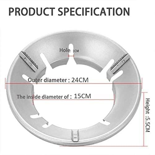 Gas Saver Stand Cooking Gas Saver Jali Ring Gas Stove Fire & Windproof Energy Saving Stand Gas Chula Stand Stove protector washable (Pack of 2).