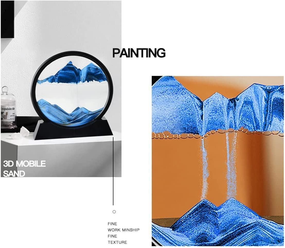 Relaxing Kinetic Sandscape Art Table Desk.