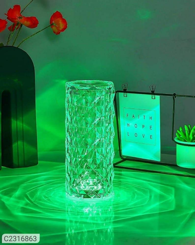 Color Changing Touch Lamp-Touch Control Bedside Lamp with USB Port.
