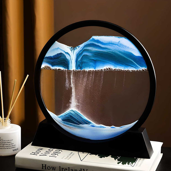 Relaxing Kinetic Sandscape Art Table Desk.