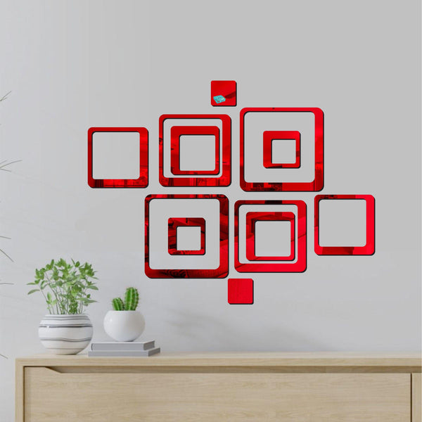 3D Acrylic Mirror Wall Sticker Decoration.