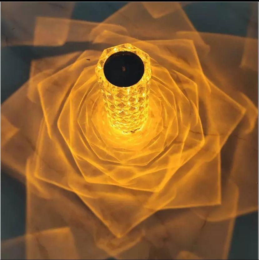 Color Changing Touch Lamp-Touch Control Bedside Lamp with USB Port.