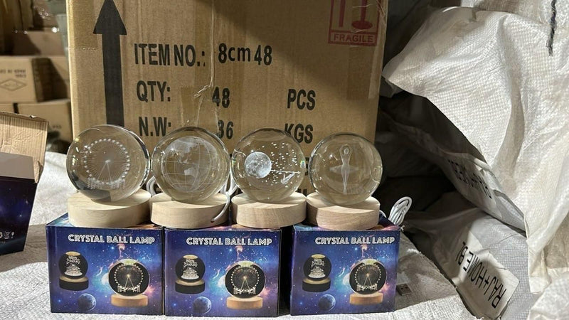 3D Crystal Lamp Ball(Assorted Design).