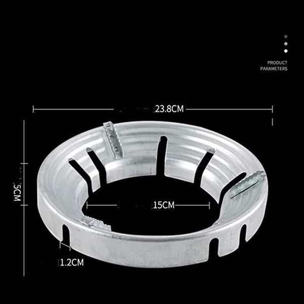 Gas Saver Stand Cooking Gas Saver Jali Ring Gas Stove Fire & Windproof Energy Saving Stand Gas Chula Stand Stove protector washable (Pack of 2).